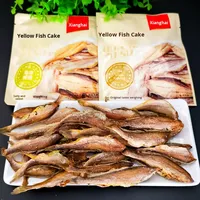 Xianghai - Bocadillos de Pescado Amarillo Frito Salado y Crujiente, Empaquetados Individualmente, Listos para Comer
