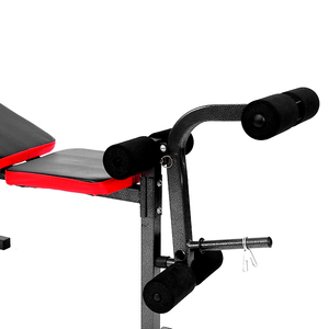 Panca Pieghevole in Acciaio per Sollevamento Pesi, Attrezzatura da <span class=keywords><strong>Palestra</strong></span> Regolabile, Resistente e Confortevole, Supporto per Bilanciere, Allenatore per Pesi Liberi per Uso Domestico - Product Image 3