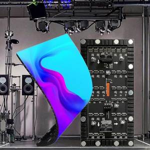 Fournisseur en gros de murs vidéo <span class=keywords><strong>LED</strong></span> flexibles durables, modules <span class=keywords><strong>LED</strong></span> souples, panneaux <span class=keywords><strong>LED</strong></span> transparents pour la marque d'entreprise - Product Image 1