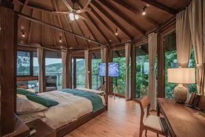 Forest Fusion Disposition panoramique Maison en <span class=keywords><strong>bois</strong></span> Serene Resort Retreat Immersive Forest Fusion Dwellings - Product Image 6