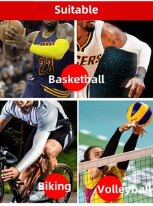 Summer Running Basketball Cycling Driving Cooling Protection UV Sports Arm Sleeves for Men Women - Product Image 4