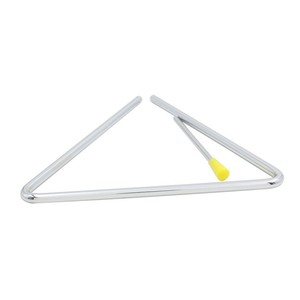 Niños Música Iluminación Instrumento <span class=keywords><strong>de</strong></span> percusión musical Triángulo <span class=keywords><strong>de</strong></span> acero con Striker 6 pulgadas - Product Image 3