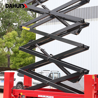 Système de direction pour nacelle ciseaux électrique chenillée robuste, capacité 320 kg, avec plateforme extensible