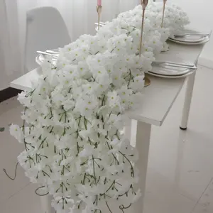 FV-002 venda Quente cor branca flor de cerejeira rattan artificial da videira da flor para a decoração home fornecedor