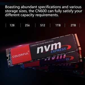 새로운 컬러풀 CN600 256GB M.2 NVMe SSD 2280 PCIe 3.0 X4 2100MB/s 빠른 읽기 속도의 노트북 데스크탑용 내장 SSD 재고 있음 - Product Image 2