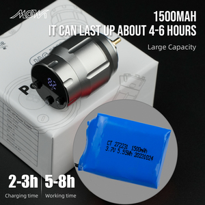 Fuente de Alimentación Inalámbrica para Tatuajes de 1500 mAh, Conector RCA, Paquete de Batería Recargable para Máquina de Tatuar - Product Image 5