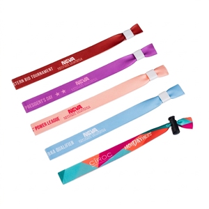 Pulsera Ajustable Tejida de Arte Popular Ecológica Personalizada con Sublimación Directa de Fábrica, Logotipo Personalizado para Uso Promocional - Product Image 1