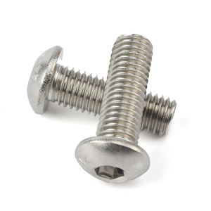 Vis à tête <span class=keywords><strong>hexagonale</strong></span> à empreinte <span class=keywords><strong>hexagonale</strong></span> en acier inoxydable 316 A4-70 à haute résistance à la corrosion ISO 7380-1, filetage métrique M3-M16 - Product Image 3