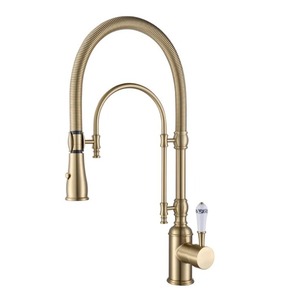 Printemps Pull out brossé or <span class=keywords><strong>vintage</strong></span> chaud froid mélangeur purificateur eau flexible robinet de <span class=keywords><strong>cuisine</strong></span> - Product Image 5