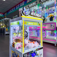 Machine à attraper les peluches à pièces, petite machine à griffes commerciale, personnalisée, mini-machine à attraper les peluches, 110V/220V, vente en gros