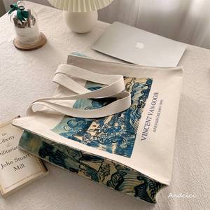 Custom Logo Size Printed Eco Friendly Recycled Reusable <b>Plain</b> Bulk Polyester Cotton <b>Canvas</b> Grocery Shopping <b>Tote</b> <b>Bag</b> - Product Image 5