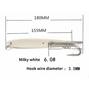 Leurre de pêche en haute mer <span class=keywords><strong>à</strong></span> double hameçon pour maquereau et thon - Product Image 3