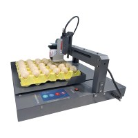 Máquina Codificadora de Huevos de Alta Velocidad con Pantalla Táctil Automática, Impresora de Huevos para Fecha de Caducidad, Logotipo, Estampado para Restaurantes, Flexible
