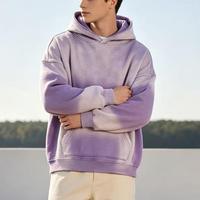 Hoodie court de luxe en coton uni, personnalisable, coupe oversize, pour l'hiver, avec impression pigmentée de haute qualité