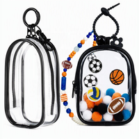 Organisateur de voyage portable pour poupées en peluche imperméables, sacs de présentation transparents anti-poussière, étuis de présentation suspendus transparents pour sacs à dos