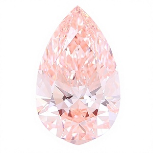 Diamant rose fantaisie de taille poire cultivé en laboratoire, certifié IGI, 6,04 carats, pour la fabrication de bijoux - Product Image 1