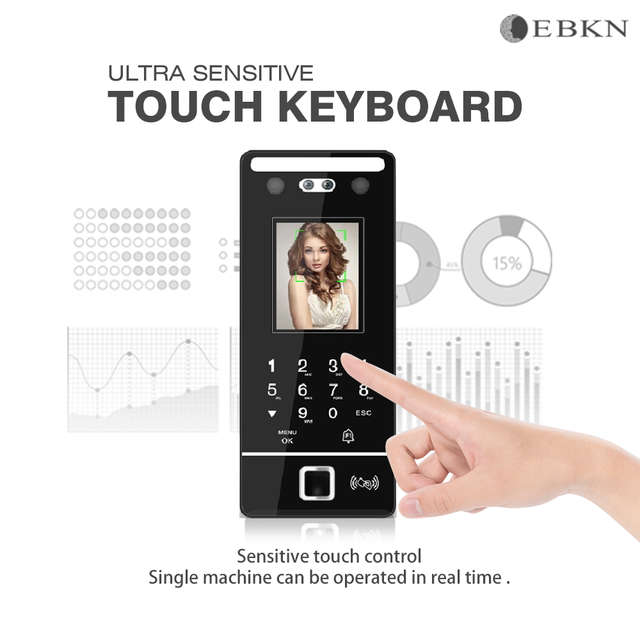 EBKN EN-Q32 Network Facial Recognition System RFID Access Control System With Free Software and SDK