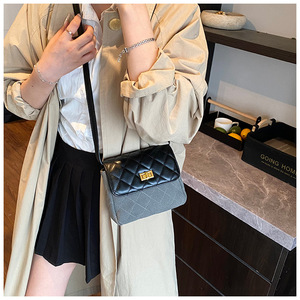 Bolso de Mano Estilo Coreano Vintage para Mujer, Nuevo, Moderno, Informal, con Cadena Acolchada de Diamantes, Bolso de Hombro Cruzado para Mujer - Product Image 3