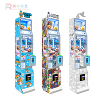 Mega Mini Machine à griffes à monnayeur pour petits jouets, poupées, cadeaux et bonbons, avec accepteur de billets