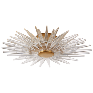 Éclairage de luxe postmoderne Lustre en laiton boule d'étincelle acrylique moderne <span class=keywords><strong>Forme</strong></span> de <span class=keywords><strong>soleil</strong></span> créative Salon <span class=keywords><strong>Plafonnier</strong></span> rond - Product Image 3