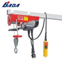 BADA Nouveau Mini Treuil Électrique à Chaîne 220V 230V avec Câble Métallique de 12m-6m pour Hôtels