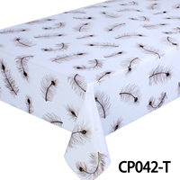 Nappe de table en PVC damassé européen de luxe, imperméable et anti-taches, pour la maison, l'hôtel, les mariages