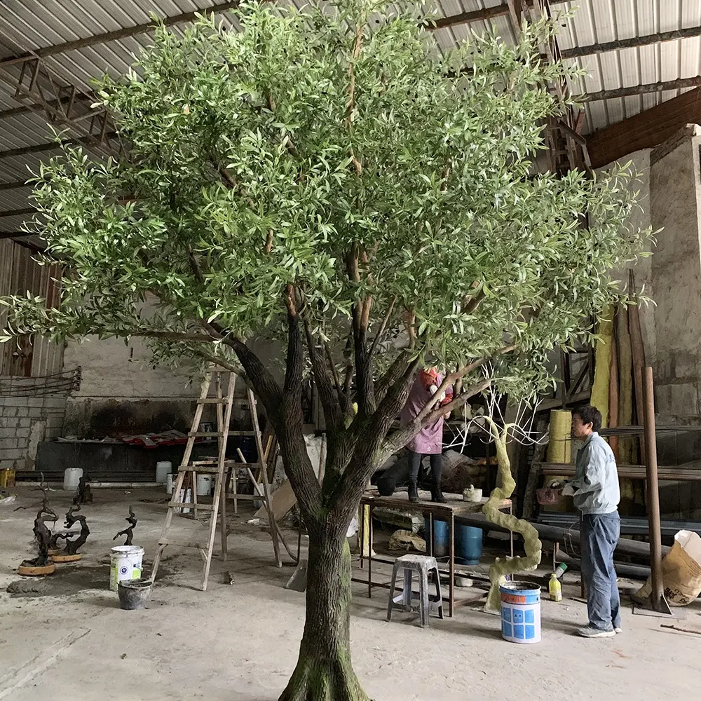 outdoor artificial bonsai large olive tree potted for decoration