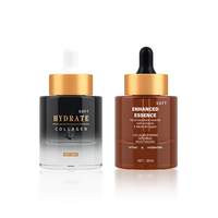 Offre Spéciale style moderne 5ml 10 m l15ml 30ml 50nl rond ambre huile essentielle bouteille avec ampoule en caoutchouc et bout droit pipette en verre