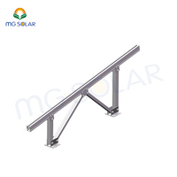 Support de montage de Module Pv, profil en aluminium, système solaire au sol
