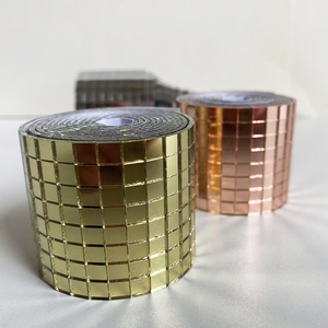 Chất Lượng Cao Hiện Đại Mini Gương Thủy Tinh Khảm Kit Tự Dính Phong Cách Sàn Gỗ Gạch Cho Phòng Tắm Phòng Trang Trí Nội Thất - Product Image 1