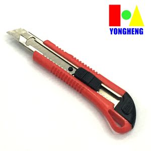 Couteau à papier rétractable de sécurité en gros de l'usine YONGHENG, lame détachable, couteau utilitaire avec poignée en plastique - Product Image 4
