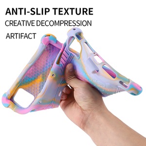 Étui de protection pour support d'anneau à manivelle Étui universel en silicone pour tablette pour TCL 10.36 "pour Teclast P25T pour Oppo <span class=keywords><strong>Pad</strong></span> <span class=keywords><strong>Air</strong></span> 10.36" - Product Image 4