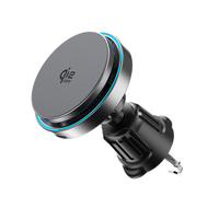 Support de chargeur de voiture sans fil Qi2 à refroidissement actif 25W de qualité supérieure, support magnétique rapide et durable pour tableau de bord