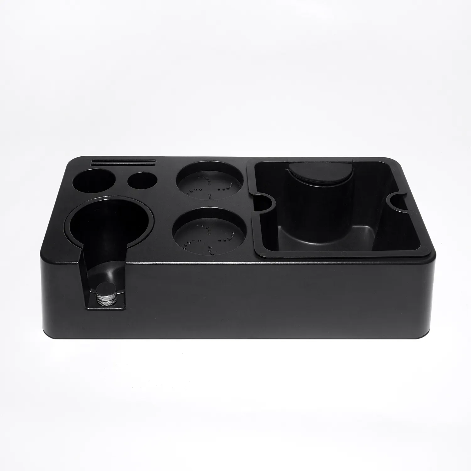 ABS Muti-fuction Tamper Holder Café Portafilter Station Café Accessoires Kncok Box Café Scories Grounds Seau