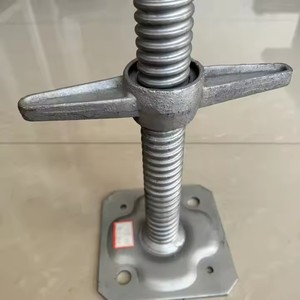 Ajustable Q235 Material <span class=keywords><strong>Andamio</strong></span> Prop Hueco Sólido <span class=keywords><strong>Husillo</strong></span> Tornillo Jack Base - Product Image 4