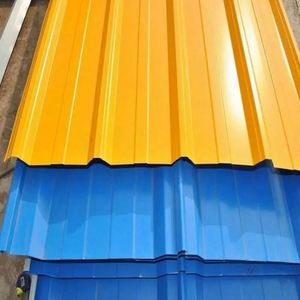 Matériaux de construction Tsingshan, tôles de toiture en acier galvanisé ondulé PPGI avec services de découpe et de soudage, norme ASTM - Product Image 2