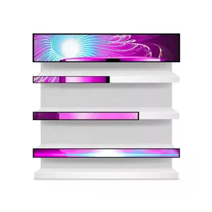 23 24 35 37 Supermarkt Ultra Wide Strip Shelf Edge Werbung Digital Signage Monitor Typ Stretched Bar LCD-Bildschirm