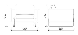 Bộ ghế <span class=keywords><strong>sofa</strong></span> da văn phòng hiện đại màu đen 3+1 - Product Image 5