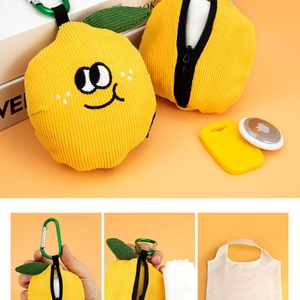 Sac de courses pliable en polyester 210T imprimé sur mesure, design tendance, motif de dessin animé pour le shopping - Product Image 3