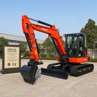 Zuverlässiger Gebrauchter KX057-4 Mini-Bagger 5,7 Tonnen Kompakter Raupenbagger für Landwirtschaft und Bau zum Großhandelspreis