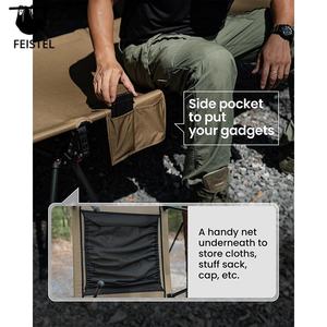Feistel-Lit de camping ultraléger pliable, portable compact pour les voyages en plein air, la randonnée, le sac à dos léger - Product Image 6
