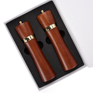 Elaborato Selezionare In Oro Rosa In Acciaio Inox Meccanismo di 8 pollici di Legno Salt and Pepper Mill Grinder - Product Image 6