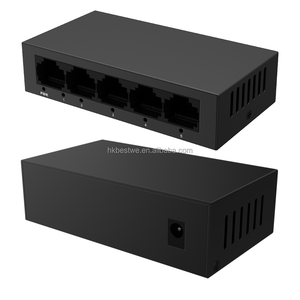 Good Price Mini Type Desktop Switch Metal Shell 5 Ports 10/100/1000Mbps Gigabit Network Switch - Product Image 1