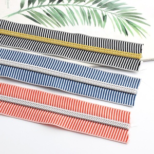 Cinta de Cremallera con Rayas # Cremallera de nailon de 5 hileras con diseño de rayas multicolor para coser bolsos, carteras, accesorios de costura DIY - Product Image 4