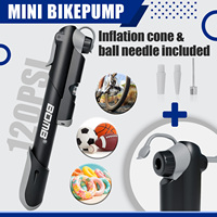 Pompe portable BOMB, valve Schrader Presta, pompe gonflable en nylon, mini pompe pour vélo, ballon de basket, équipement de cyclisme