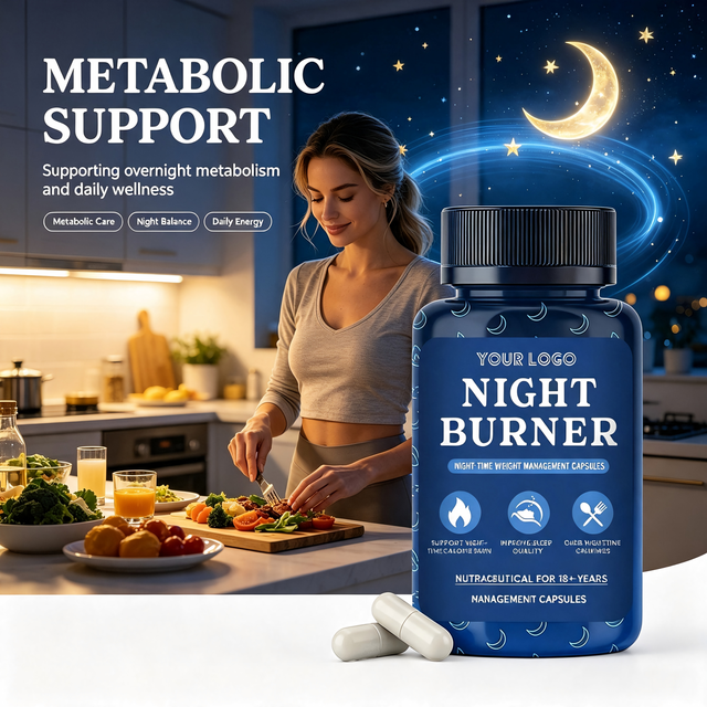 Wholesale Sleep Aid & Craving Control Supplement Nighttime Fat Burner Capsules Natural Sleep Support for Wellness Routine