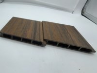 Clôture en WPC co-extrudé de qualité supérieure 6*6 pieds avec poteau en aluminium pour clôture de jardin de villa
