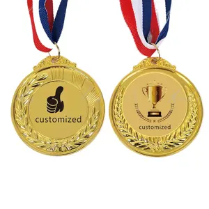 Promocional Personalizable Oro Plata Bronce Ganador Recompensa Diseña Tus Propias Medallas