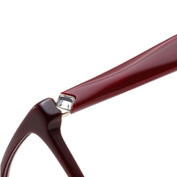 Lunettes de lecture unisexe anti-lumière bleue à monture carrée fine en PC, correction de la presbytie 1.0-4.0, avec étui pour tous les types de visage