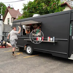 Carrello dei gelati Food Van /retro Food Truck elettrico Usa/mobile Food Truck rimorchio per la vendita